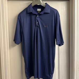 Greg Norman golf polo. EUC, purple/Blue, XL